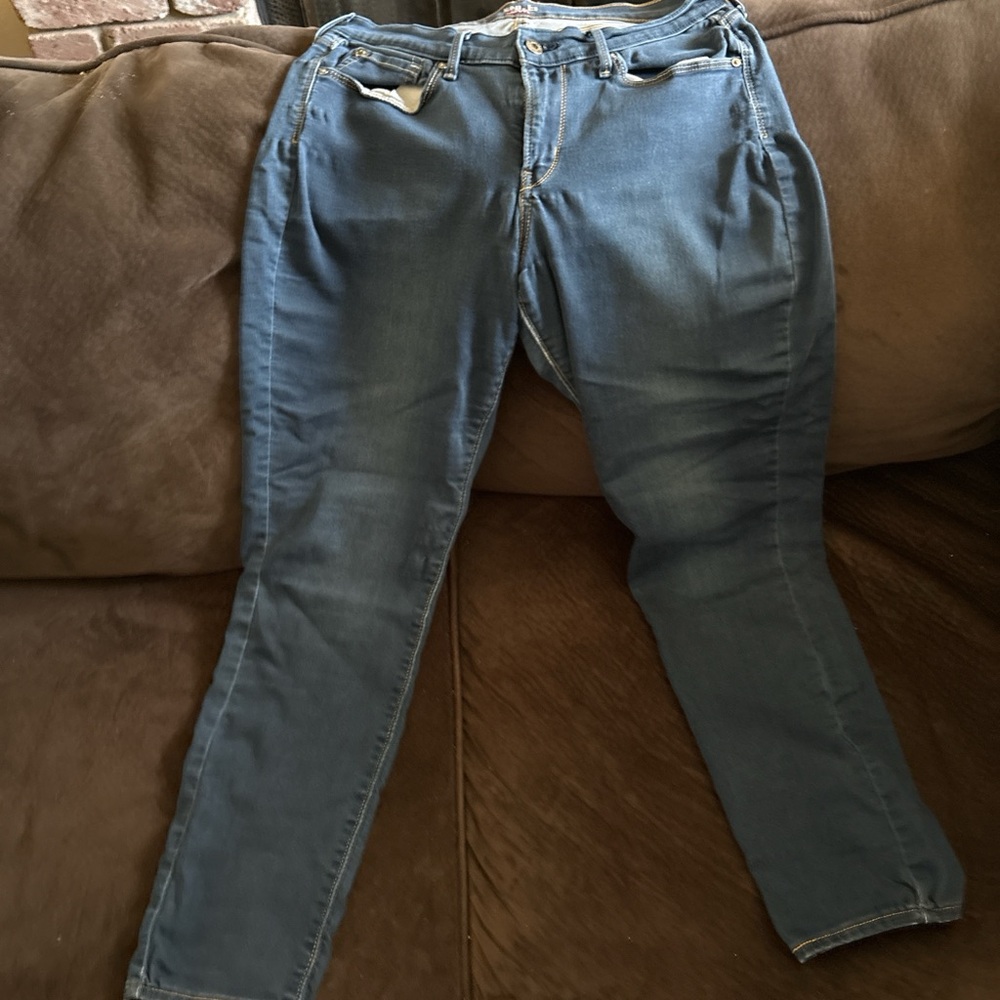 Denizen from Levi's Women's Straight Leg Jeans in Blue